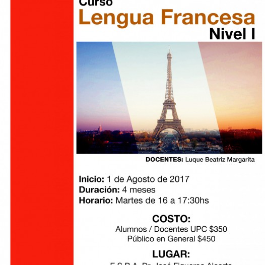 Lengua Francesa – Nivel I