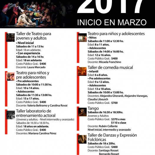 Talleres de teatro y danza 2017