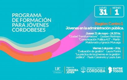 Seminarios programa “Compromiso social y político de jóvenes cordobeses”