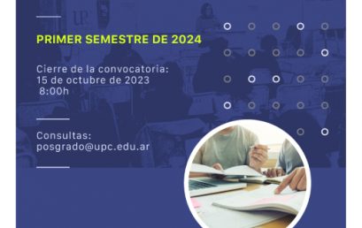 Convocatoria para la presentación de propuestas de cursos y programas de posgrado primer semestre 2024