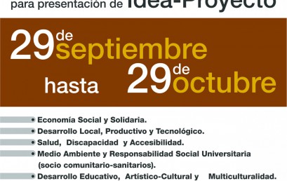 Convocatoria Idea-Proyecto 2018