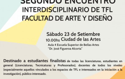 Segundo Encuentro Interdisciplinario de TFL de la FAD