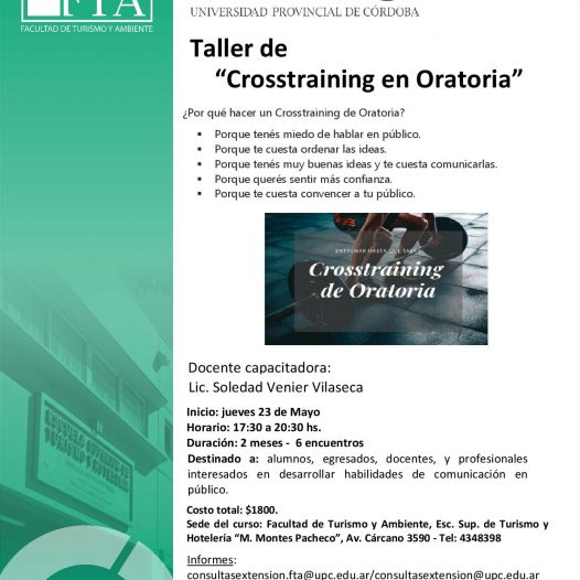 Curso: Crosstraining en Oratoria