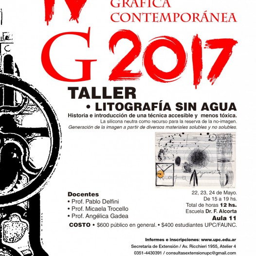 Taller: Litografía sin agua.