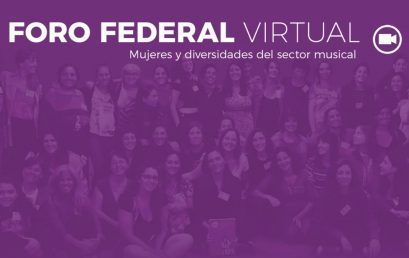 Sumate al Foro Federal Virtual de la Agenda de Géneros y Música del INAMU