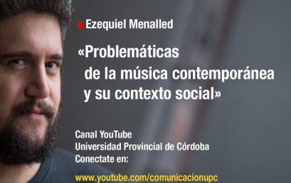 Para agendar y participar: La música en el contexto de aislamiento y virtualidad