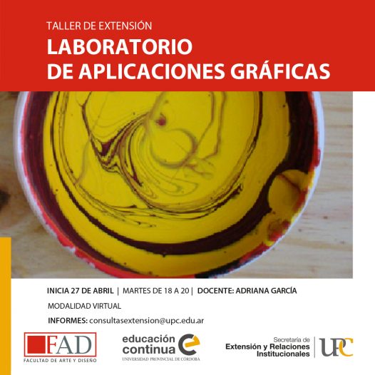 Taller de Extensión: Laboratorio de Aplicaciones Gráficas – Inicia: 27/04/2021