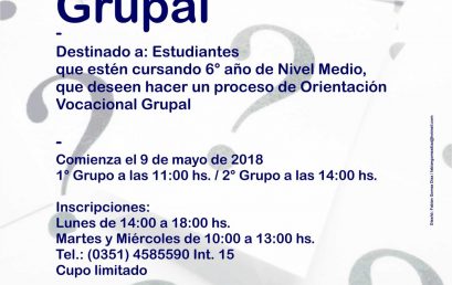 Orientación Vocacional Grupal / O.V.O.E. en la UPC