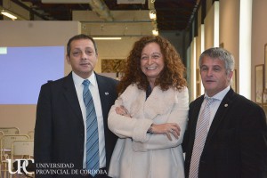 Rector UADER Anibal Sattler, Rectora UPC, Isabel Bohorquez, Rector UPSOL Hernán Vigier