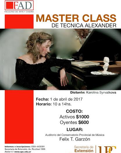 MASTER CLASS DE TECNICA ALEXANDER