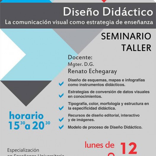 Seminario/Taller: Diseño didáctico. La comunicación audiovisual como estrategia de enseñanza