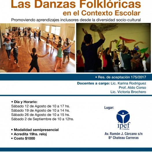 Las Danzas Folklóricas en el Contexto Escolar, promoviendo aprendizajes inclusores desde la diversidad socio-cultural