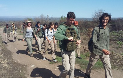 Estudiantes reforestan árboles nativos