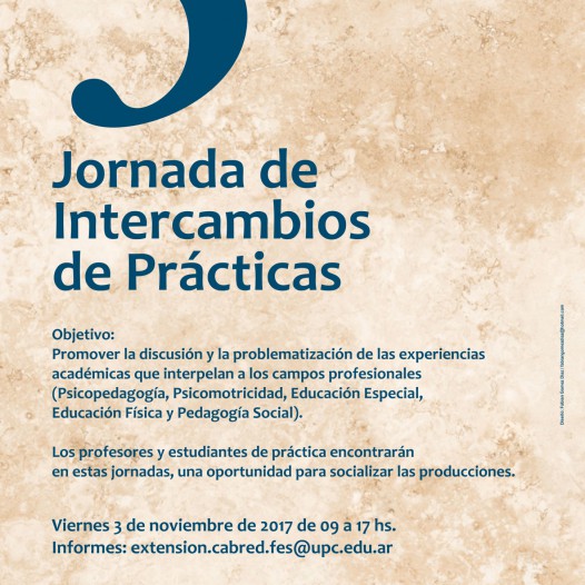 3ra Jornada de Intercambios de Prácticas 2017