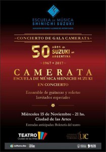 FLYER CONCIERTO CAMERATA GIRA A EUROPA