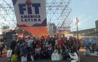 Docentes y estudiantes en la Feria Internacional de Turismo