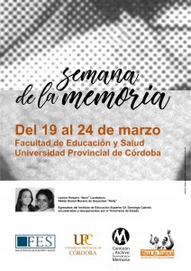 SEMANA DE LA MEMORIA FES UPC-2018