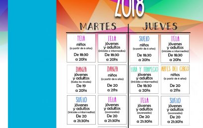 Sumate al Taller de Circo 2018 en la UPC