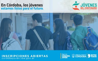 Siguen abiertas las inscripciones para el programa Jóvenes del Centenario