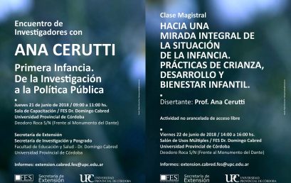 Encuentro de Investigadores con Ana Cerutti