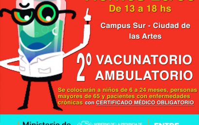 Segunda campaña de vacunación contra la gripe en la Universidad Provincial de Córdoba