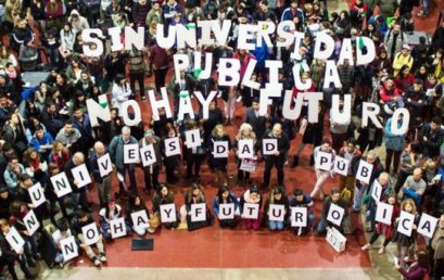 Expresión en defensa de la universidad pública