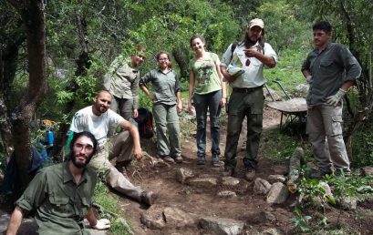 Restauración del sendero de la cascada Los Hornillos