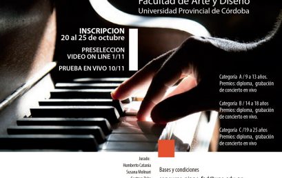 Concurso Provincial de Piano en la FAD