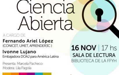 Panel: del Acceso abierto a la Ciencia Abierta