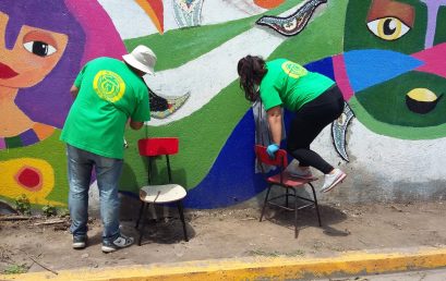 Finalizó la intervención mural “Raices” en el CPC Ruta 20