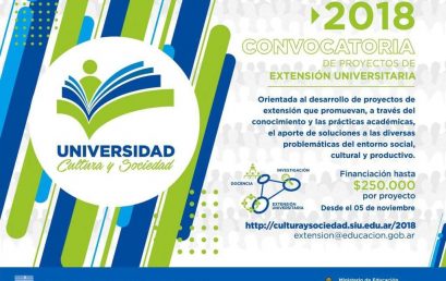 Prórroga para la Convocatoria de Proyectos de Extensión Universitaria (SPU)