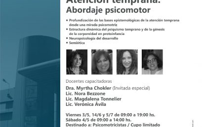 Curso de actualización en Atención temprana: Abordaje psicomotor