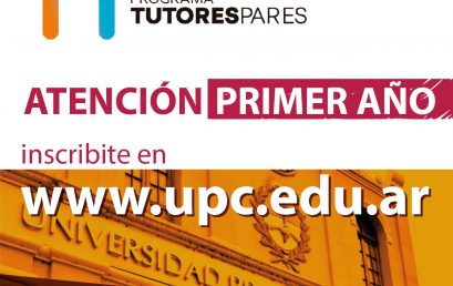 ¡Ingresante, solicitá un tutor para tus primeros pasos en la Universidad!