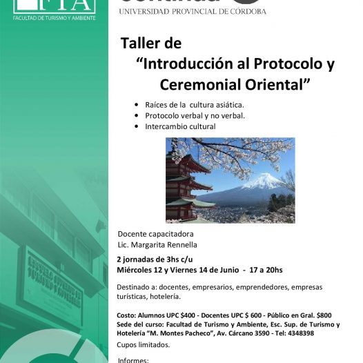 Curso  Introducción al Protocolo y Ceremonial  Oriental