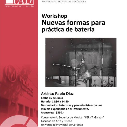 Workshop Nuevas formas para la práctica de batería