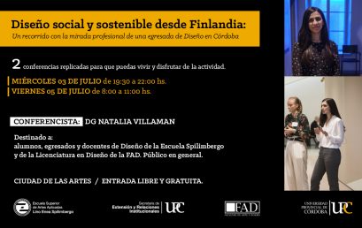 Conferencia: Diseño social y sostenible desde Finlandia