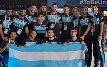 Estudiantes de la UPC en la Universiada de Nápoles 2019