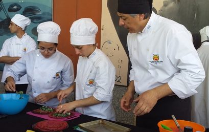 Cocina en vivo en la Feria de Alimentos de la Agricultura Familiar