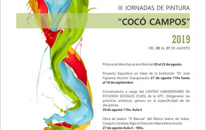 Sumate a las III Jornadas de Pintura “Cocó Campos”