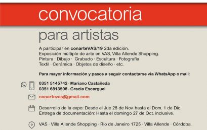 Convocatoria para artistas Conarte VAS 2019