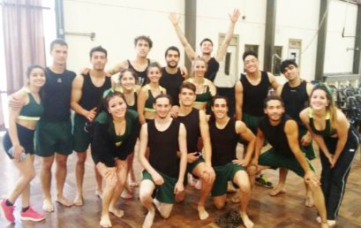 El Equipo de Gimnasia de la UPC rumbo a la Gymnaestrada Argentina