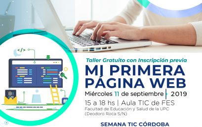 Sumate al Taller Gratuito: Mi primera página Web