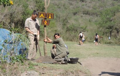 Estudiantes de la FTA restauraron el sendero “Cascada de Los Hornillos”