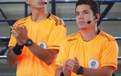 Dos estudiantes de la FEF se desempeñaron como árbitros en el Torneo Sudamericano de Handball