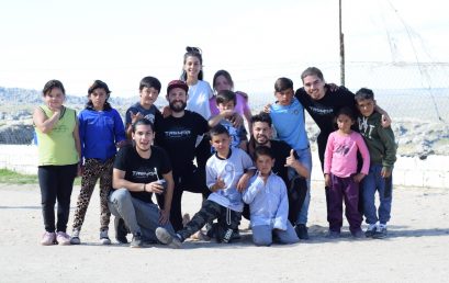 Estudiantes y docentes de la UPC visitaron la escuela Ceferino Namuncurá de la Pampa de Achala