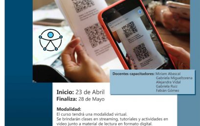 Continúan las inscripciones para el curso de Accesibilidad académica: recursos didácticos, bibliográficos y comunicacionales inclusivos