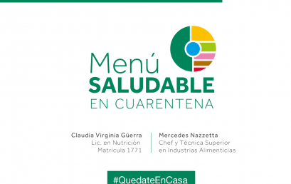 Cómo preparar un menú saludable en tiempos de cuarentena