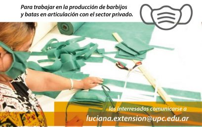 Convocatoria a talleres y cooperativas textiles para la producción de barbijos y batas