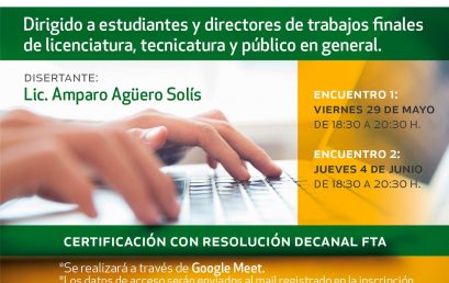 Seminario virtual abierto: Estrategias para la escritura académica