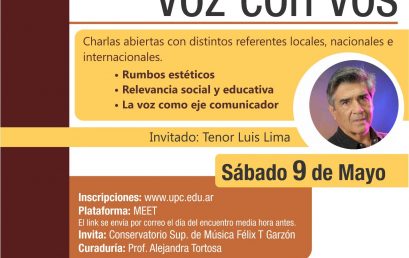 Participá del Ciclo de encuentros Vos-Voz